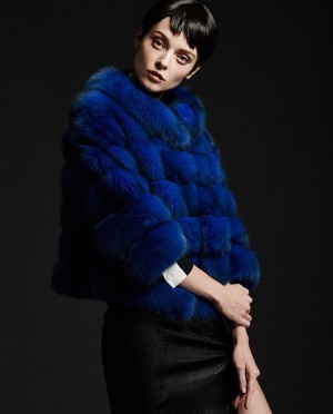 Loyal Blue Sable Fur Jacket