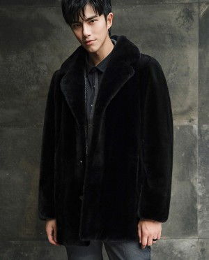 Mens Mink Fur Coat