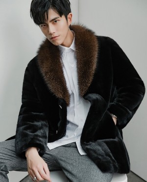 Mens Mink Fur Coat