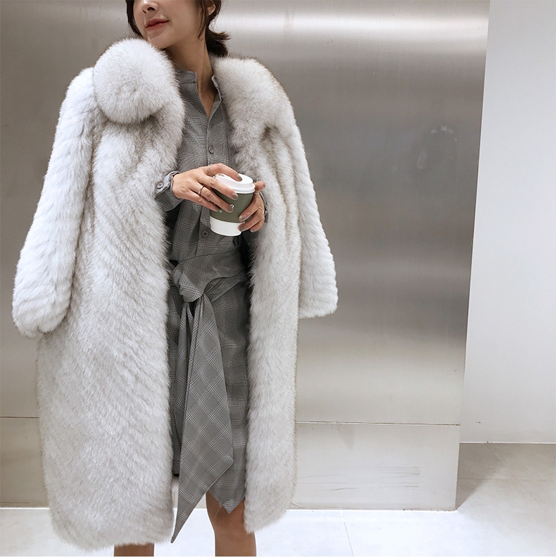 Fox Fur Long Coat 325-7