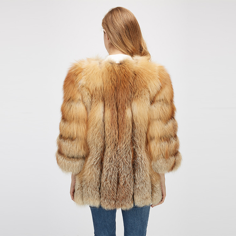 Fox Fur Coat 967 Details 8