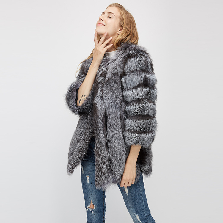 Fox Fur Coat 967 Details 11