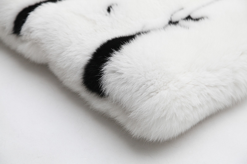 Mink Fur Long Coat With Fox Fur Trim 0094-16