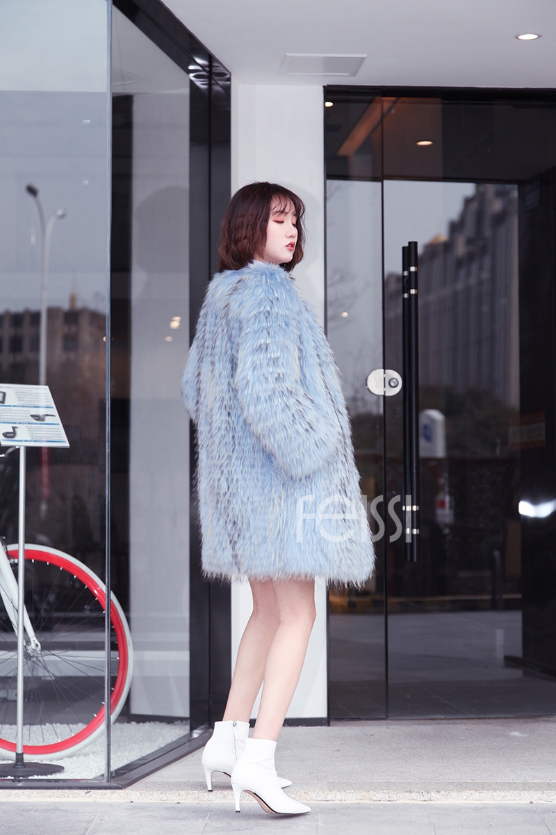 Raccoon Fur Coat 0096-7