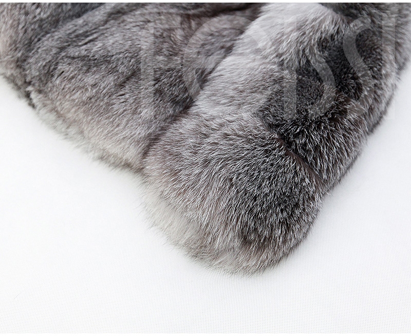 Silver Fox Fur Cropped Jacket 0007-11