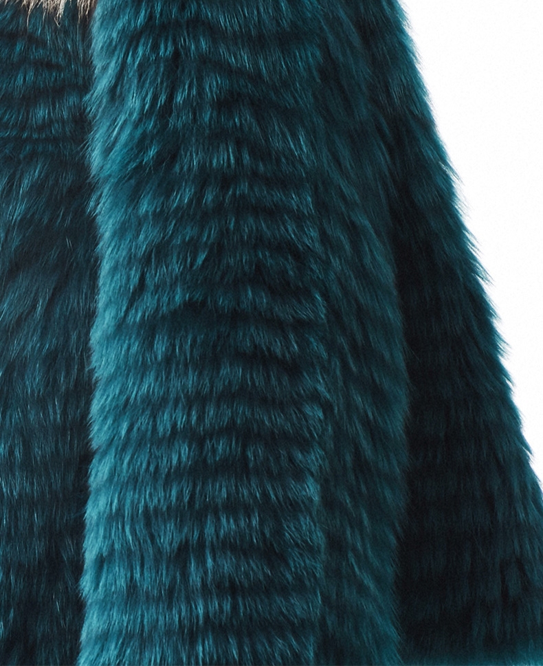 Cropped Fox Fur Jacket 296-3