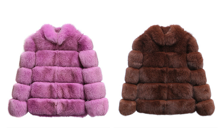 Fox Fur Jacket 986 details 2