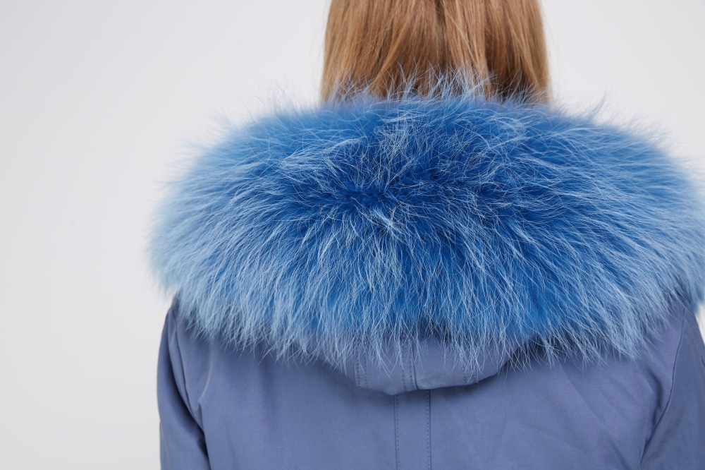 Detachable Fox Fur Lined Parka with Raccoon Fur Trimmed Hood 248 Details 2