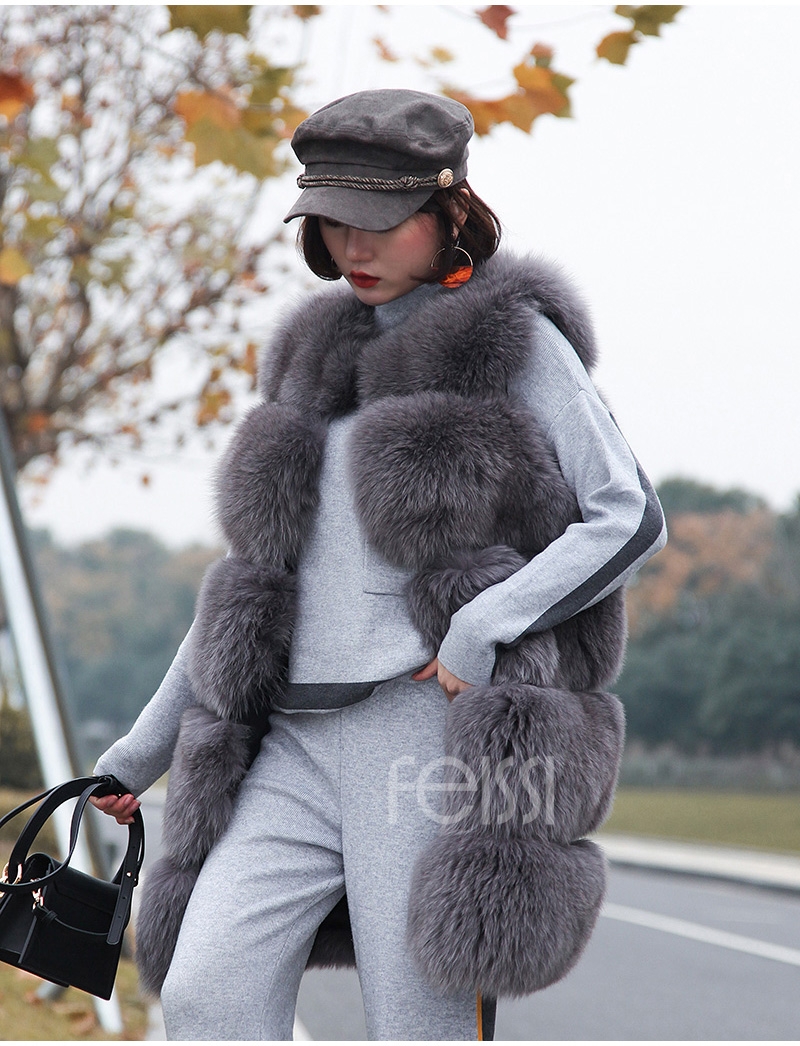 Fox Fur Vest 0047-14