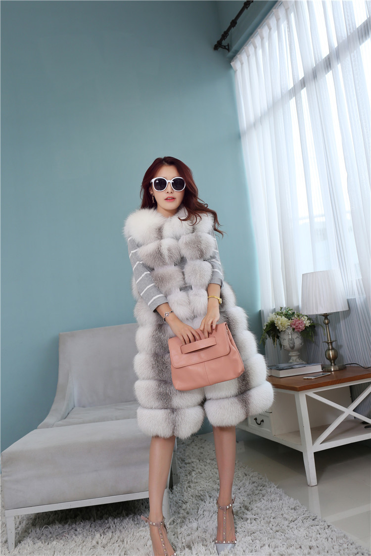 Cross Fox Fur Vest 810 Details 1