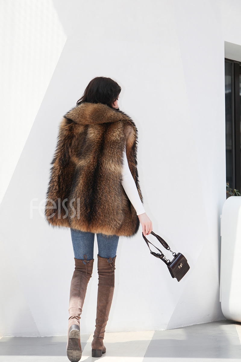 Raccoon Fur Vest 398-4