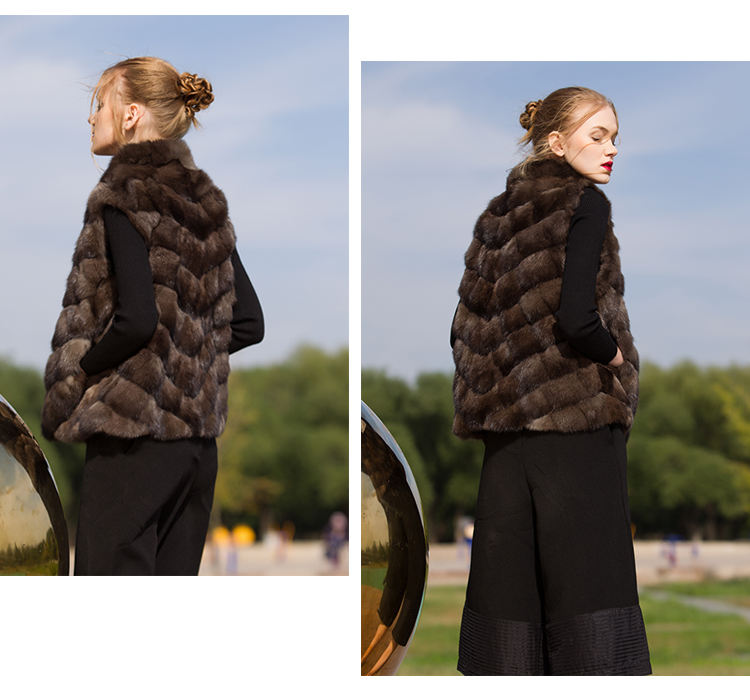 Sable Fur Vest 031 Details 7